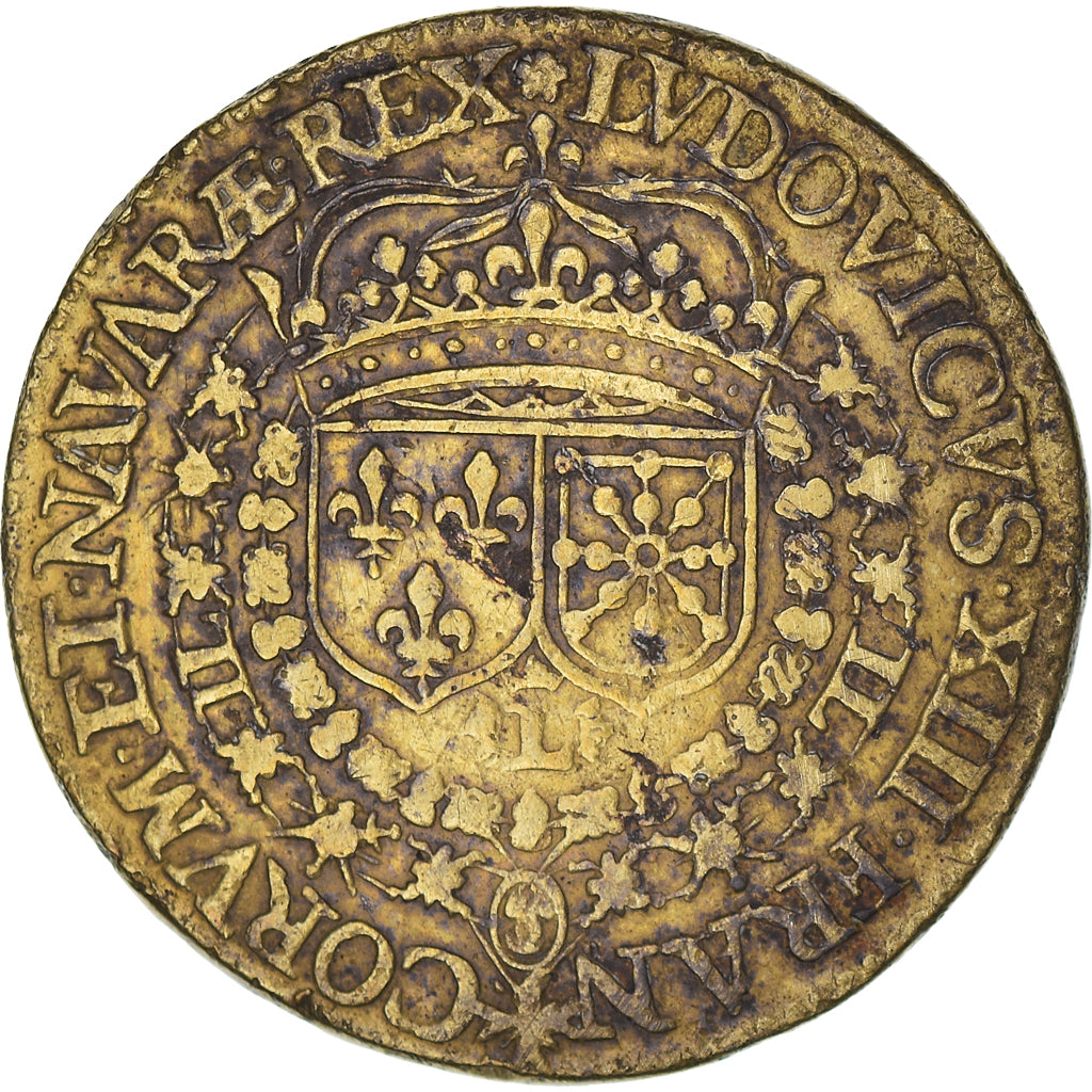 France, Token, Royal, Louis XIII Le Juste, History, EF(40-45), Brass