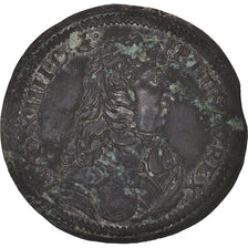 France, Token, Royal, Louis XIV, Bâtiments du roi, History, 1676, VF(30-35)