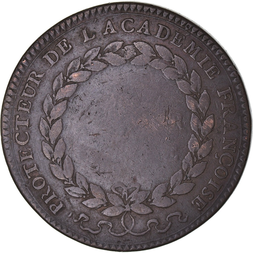 Francja, Token, Królewskie, Louis XVI, Protecteur de l'Académie Française