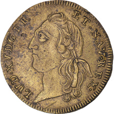France, Token, Royal, Louis XV, Sacre à Reims, History, 1723, EF(40-45), Brass