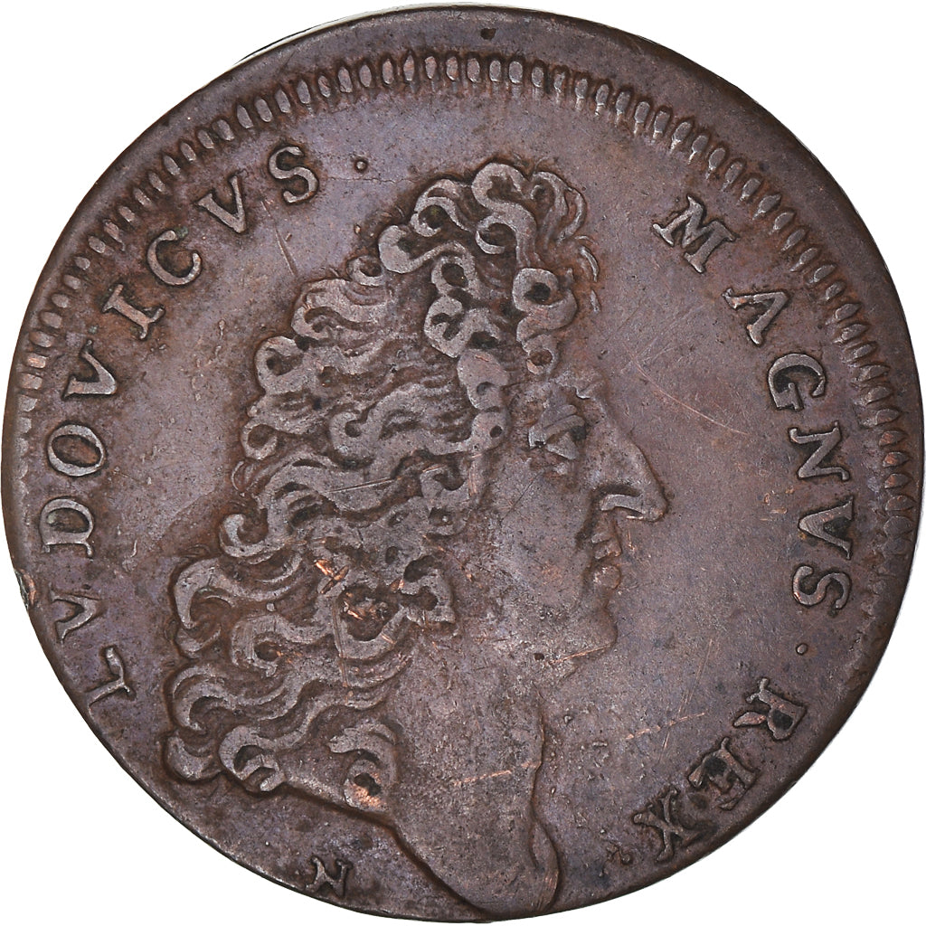 Francja, Token, Ludwik XIV, Prise de Condé-sur-l'Escaut, Historia, EF(40-45)