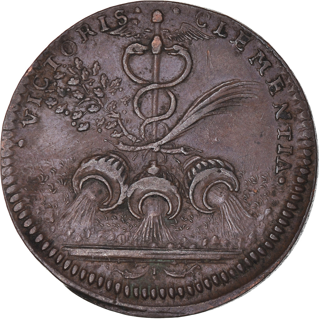 Francja, Token, Ludwik XIV, Prise de Condé-sur-l'Escaut, Historia, EF(40-45)