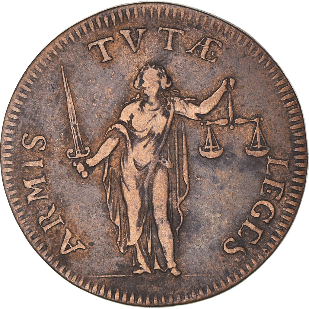 França, Token, Louis XIV, Réforme de la Justice, História, AU(50-53), Cobre