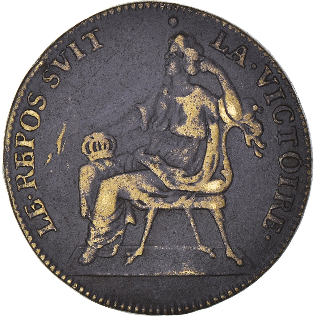 France, Token, Royal, Paix de Ratisbonne, History, EF(40-45), Brass
