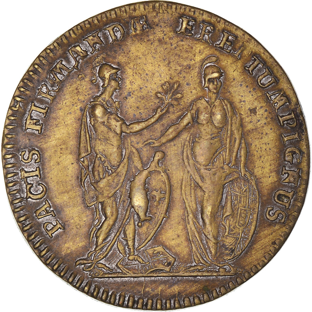 Frankrijk, Token, Louis XV, Prise de Fontarabie, ZF+, Tin, Feuardent:13223