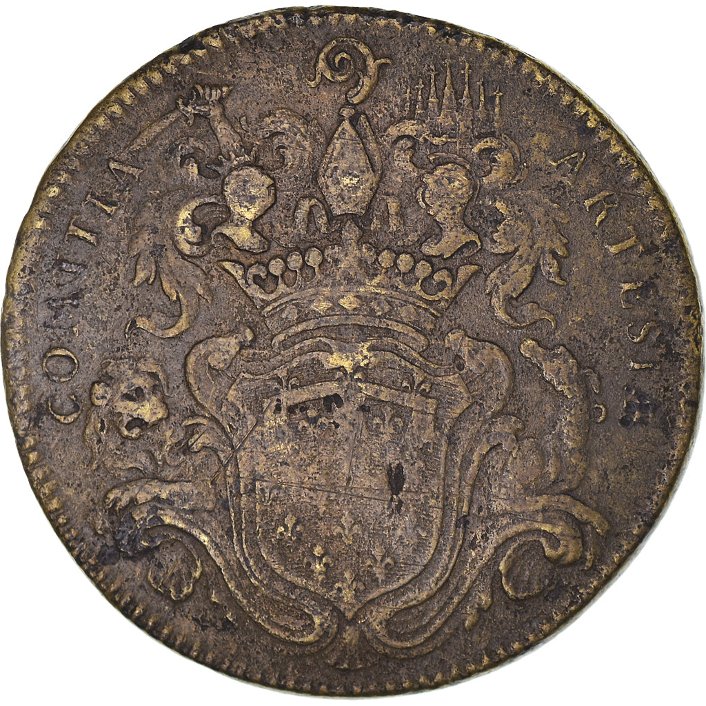 Francja, Token, Królewskie, Louis XV, Etats d'Artois, Historia, Duvivier