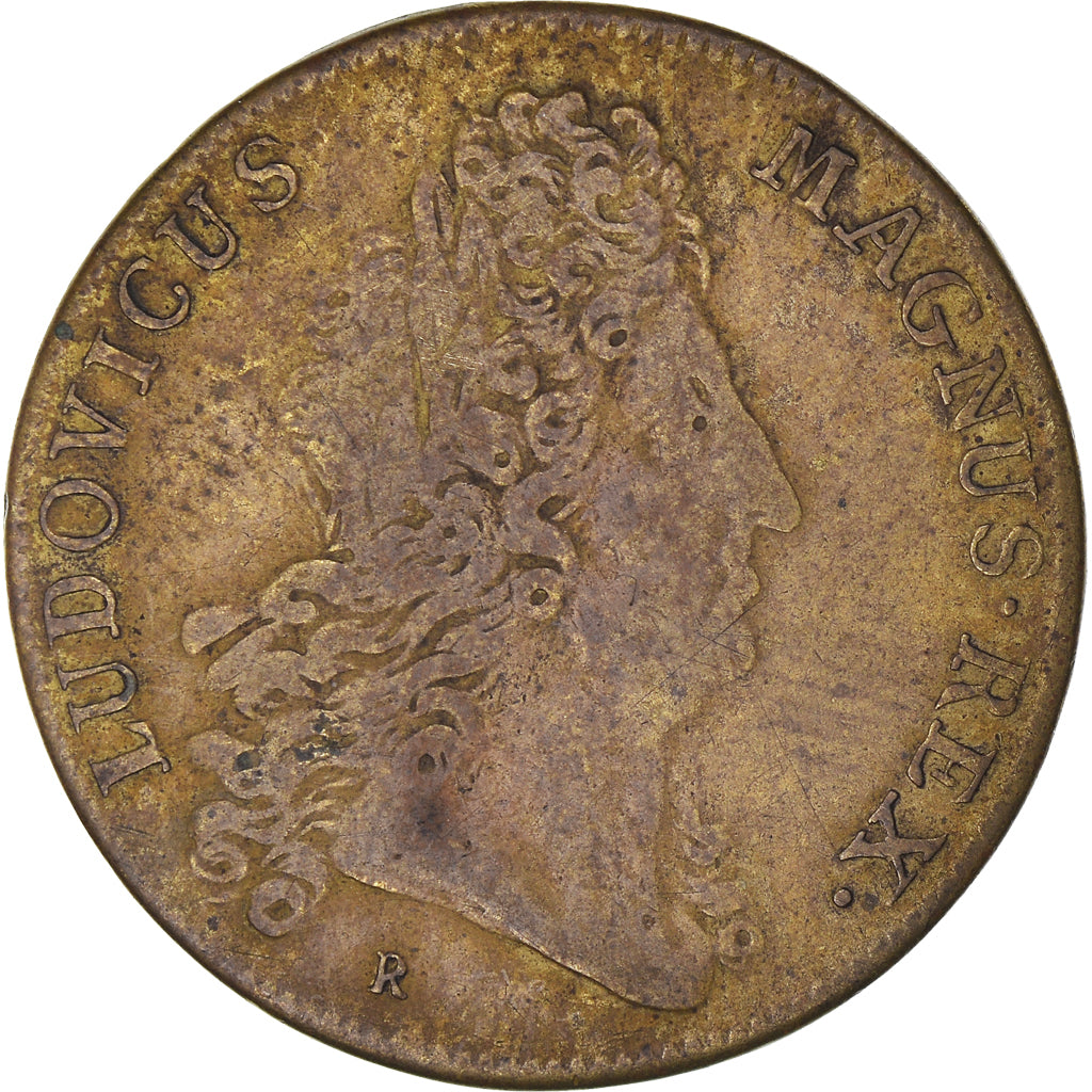 Frankrijk, Token, Royal, Louis XIV Le Grand, History, FR, Tin, Feuardent:12804
