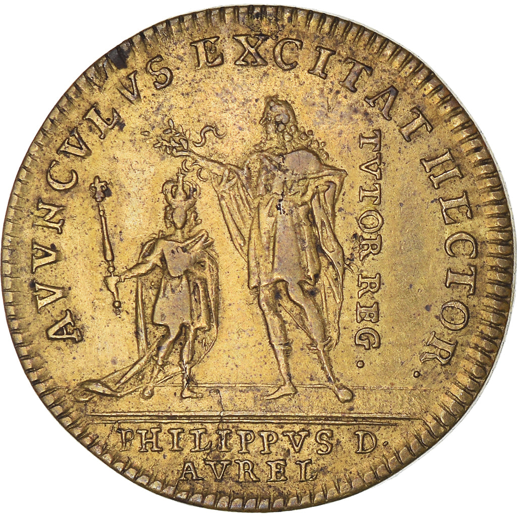 Francja, Token, Królewskie, Orléanais. le régent Philippe d’Orléans