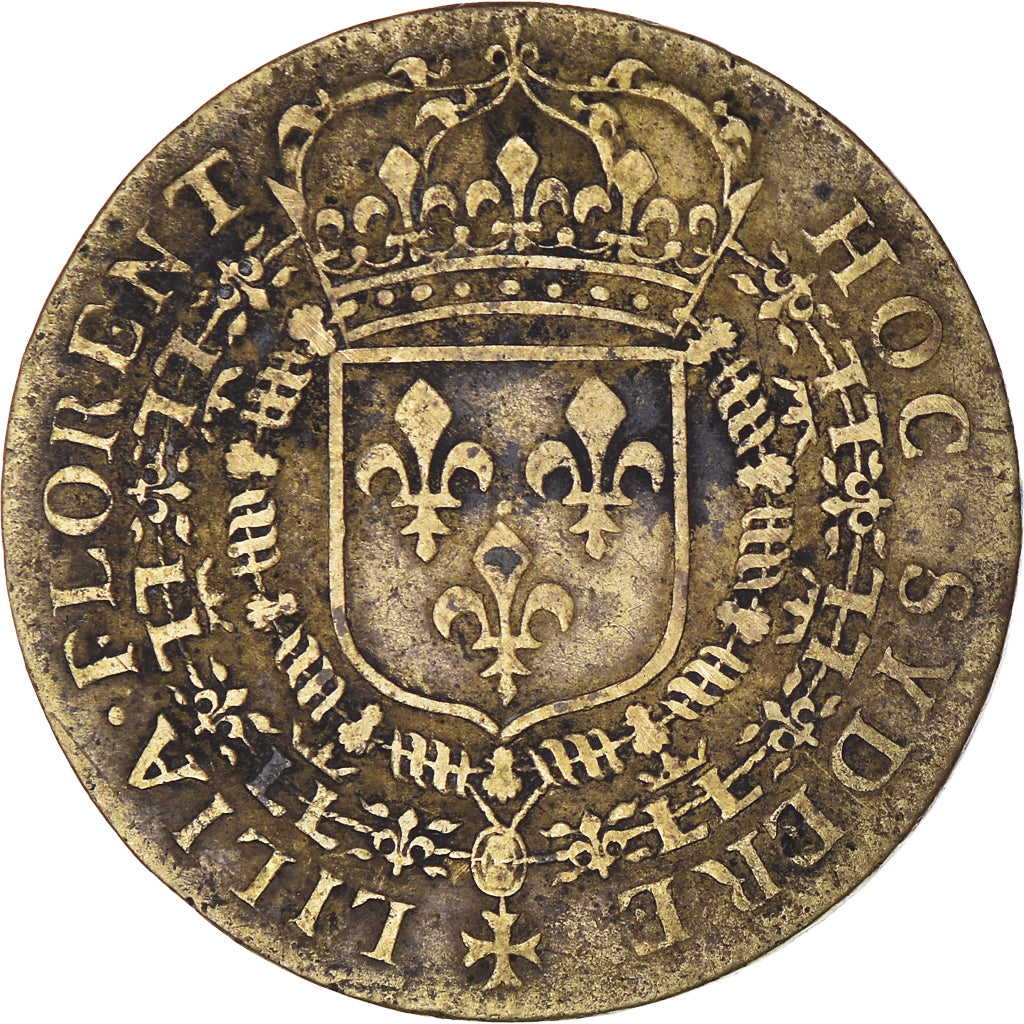 França, Token, Monarquia, Louis XIV Le Grand, História, VF(30-35), Latão