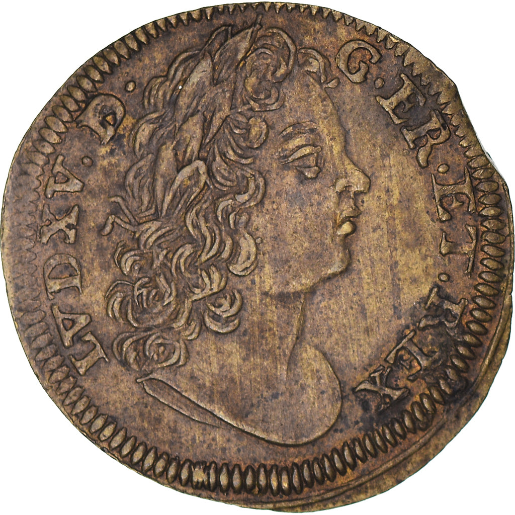 France, Token, Royal, Rouyer-x, Nuremberg, Louis XV, History, AU(50-53), Brass