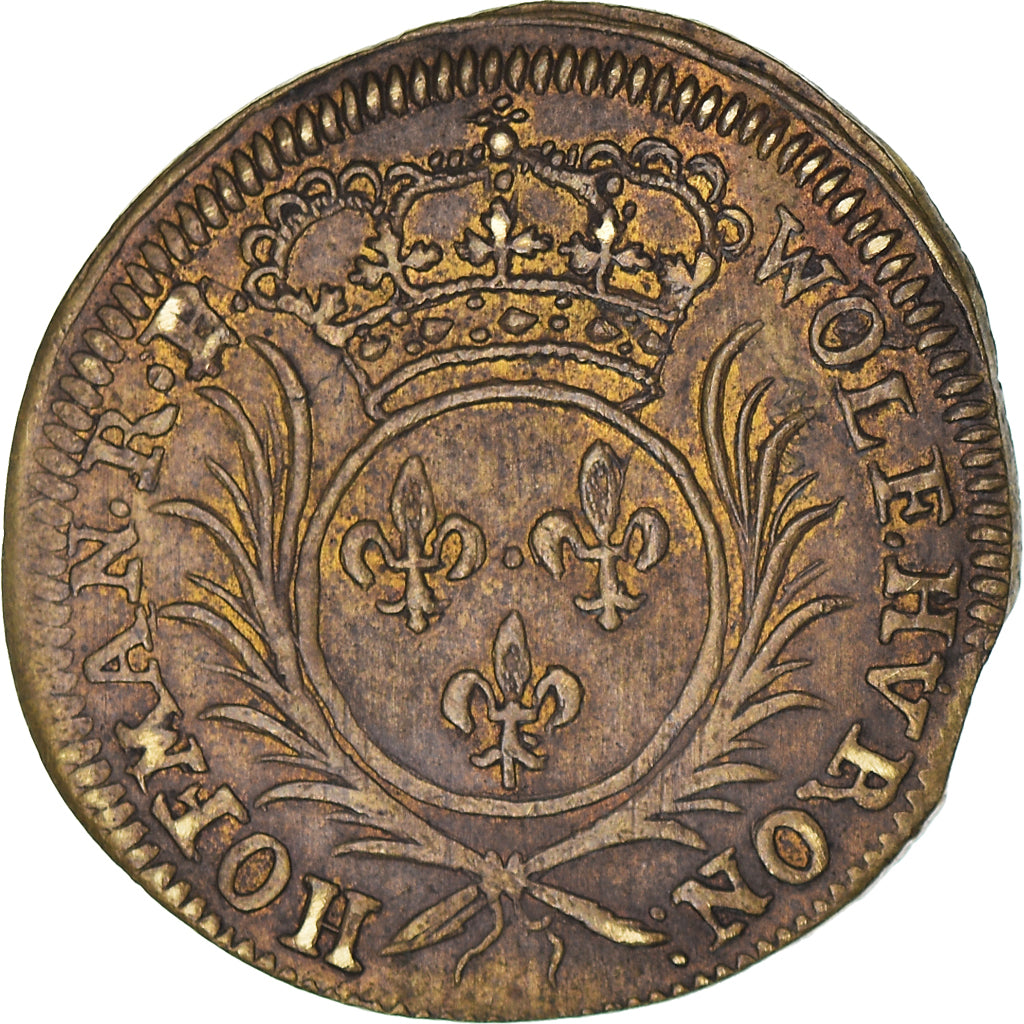 France, Token, Royal, Rouyer-x, Nuremberg, Louis XV, History, AU(50-53), Brass