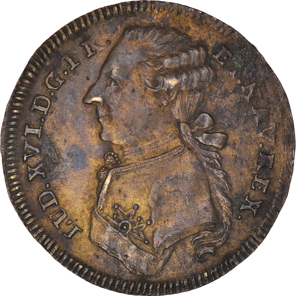 França, Token, Monarquia, Louis XVI, Felicitas publicas, História, VF(30-35)