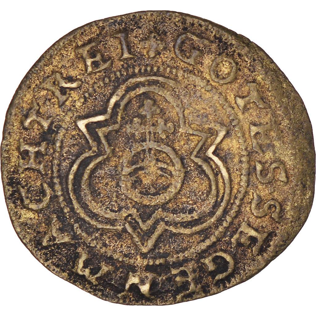 France, Token, Royal, Nuremberg, Rechenpfennig, History, VF(30-35), Brass