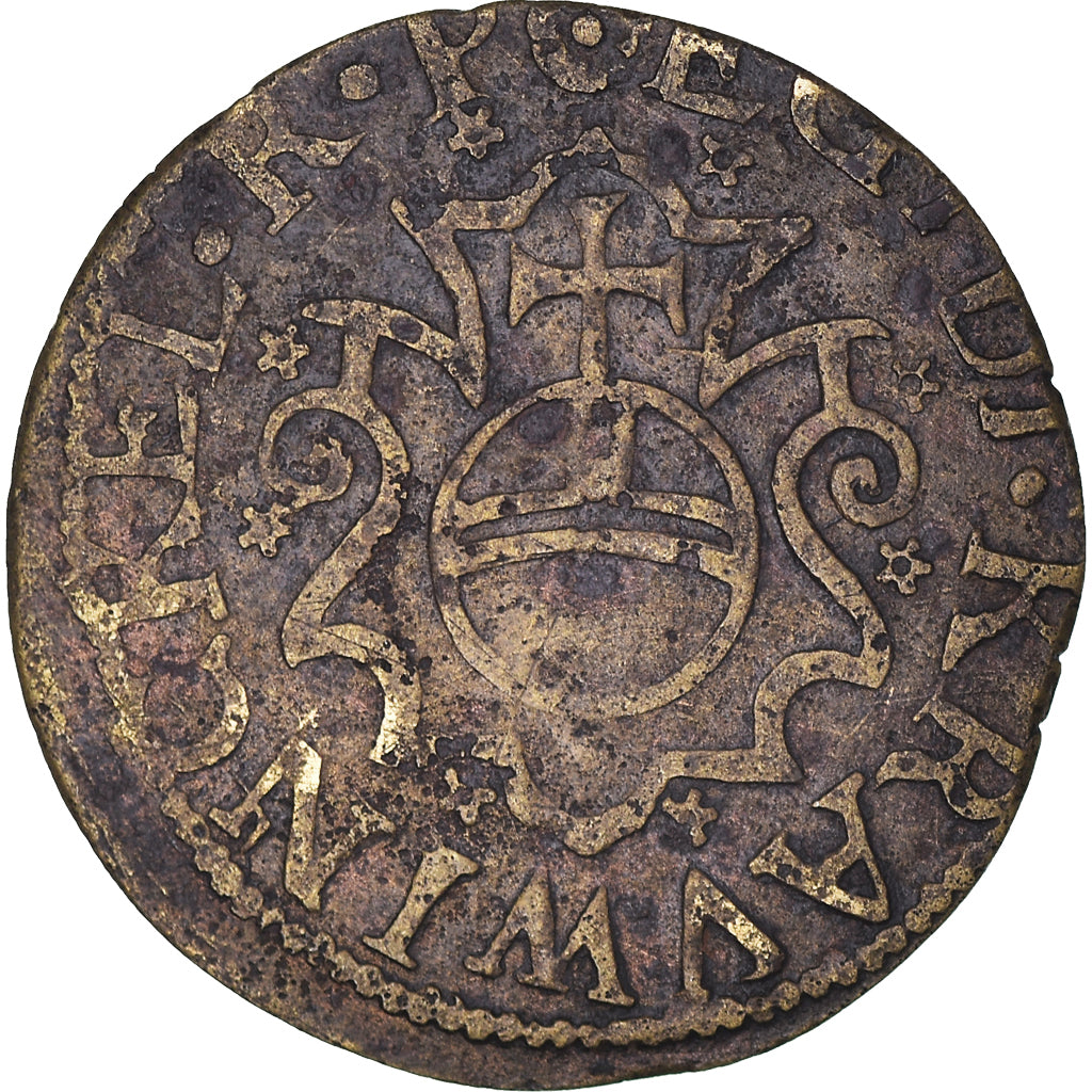 France, Token, Royal, History, Hans Krauwinckel, VF(30-35), Brass