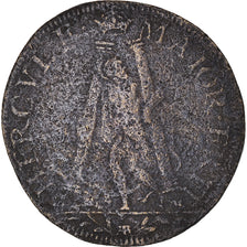 France, Token, Royal, Charles IX, Hercule, History, VF(20-25), Brass