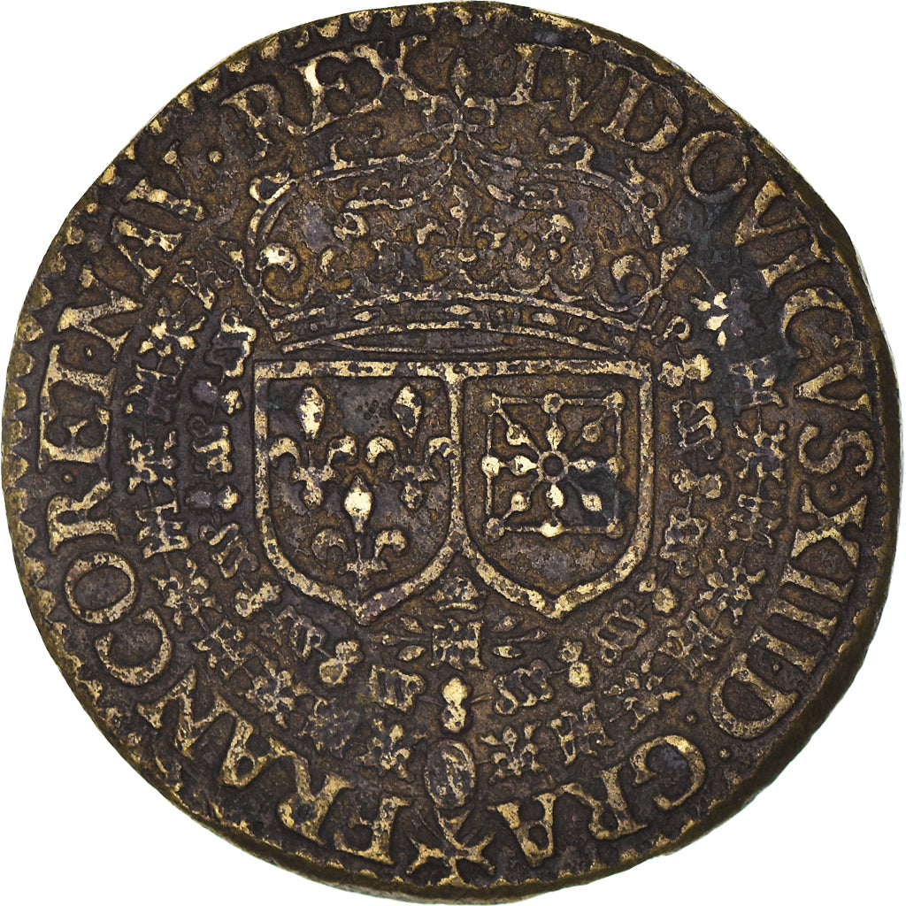 Frankrijk, Token, Royal, Henri IV, Picardie, Ville d'Amiens, History, FR+, Tin