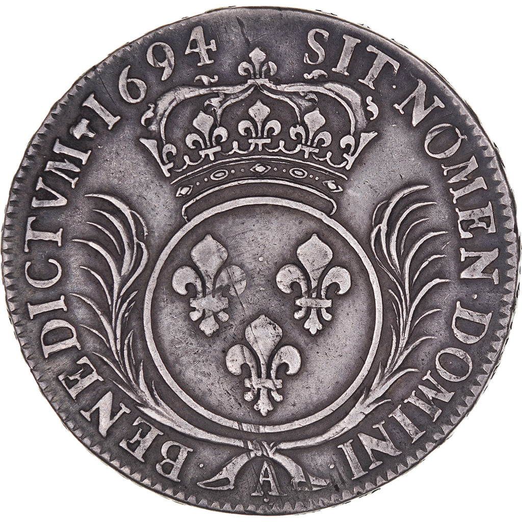 Monnaie, France, Louis XIV, Écu aux palmes, Ecu, 1694, Paris, SUP, Argent
