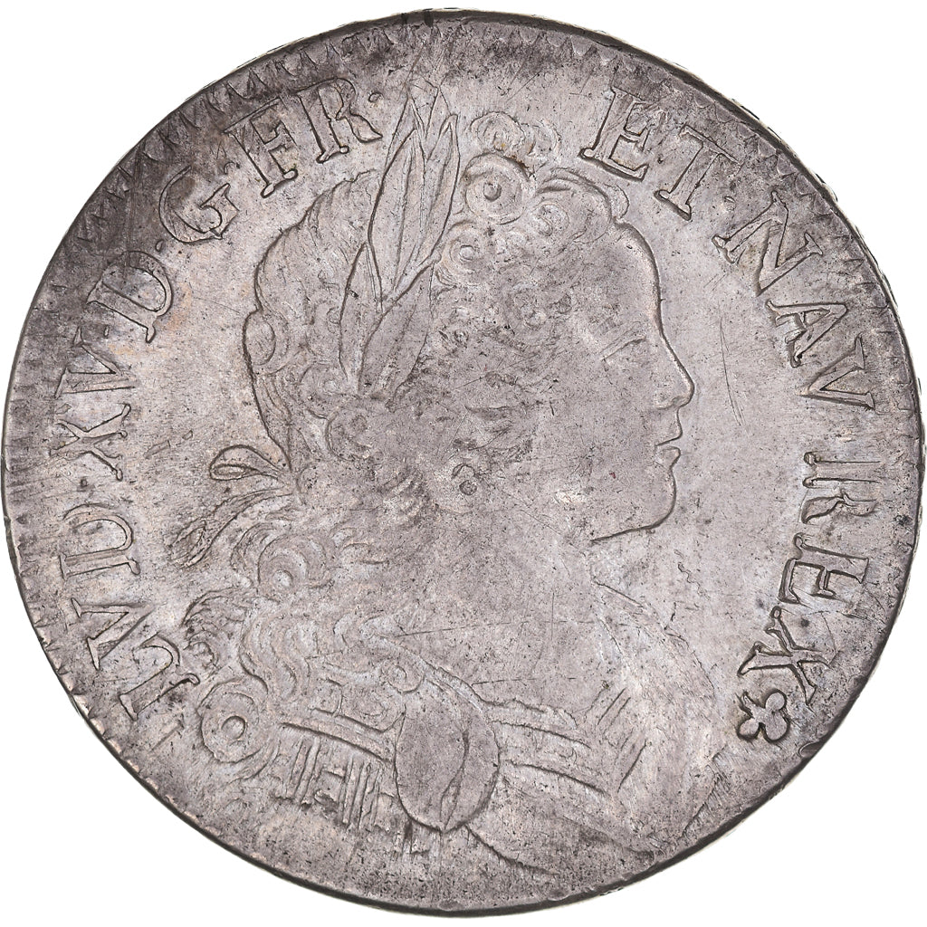 Munten, Frankrijk, Louis XV, Écu de France-Navarre, Ecu, 1718, Paris, ZF