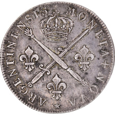 Moneta, Francia, Louis XIV, 33 Sols de Strasbourg aux insignes et aux palmes, 33