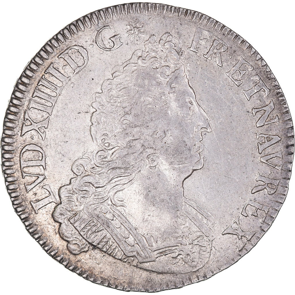 Moneta, Francia, Louis XIV, 1/2 Écu aux palmes, 1/2 Ecu, 1694, Paris, BB+