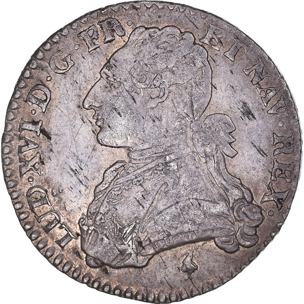 Munten, Frankrijk, Louis XV, 1/10 Ecu, 1778, Paris, ZF+, Zilver, Gadoury:353