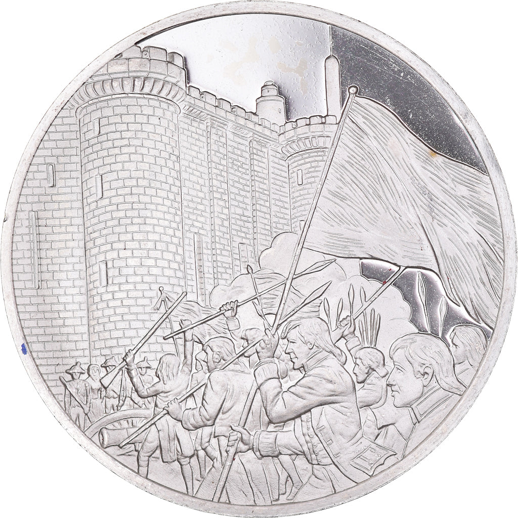 France, Medal, Révolution Française, Prise de la Bastille, History, MS(64)