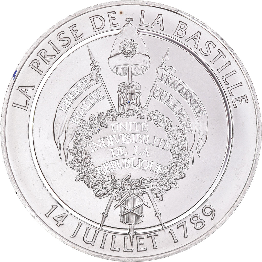 France, Medal, Révolution Française, Prise de la Bastille, History, MS(64)