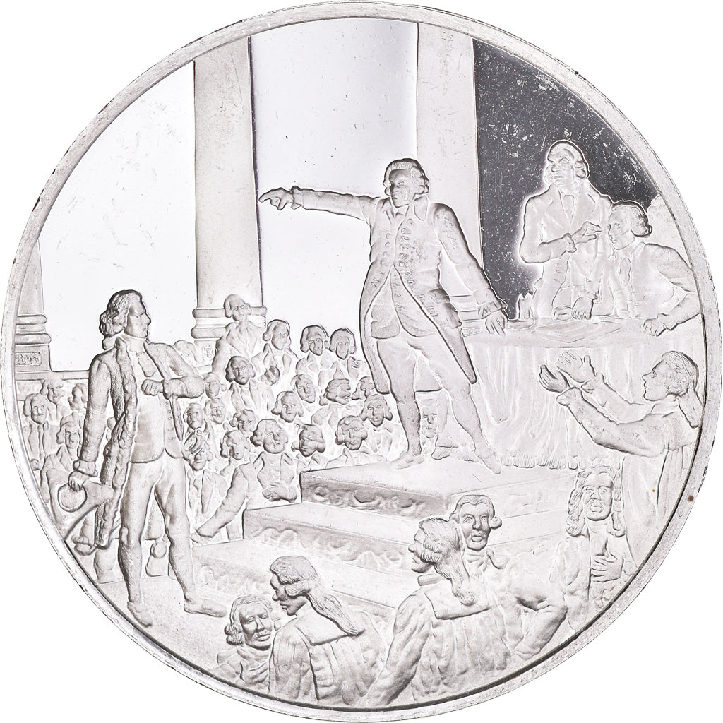 France, Medal, Révolution française, La Séance Royale, History, MS(64)