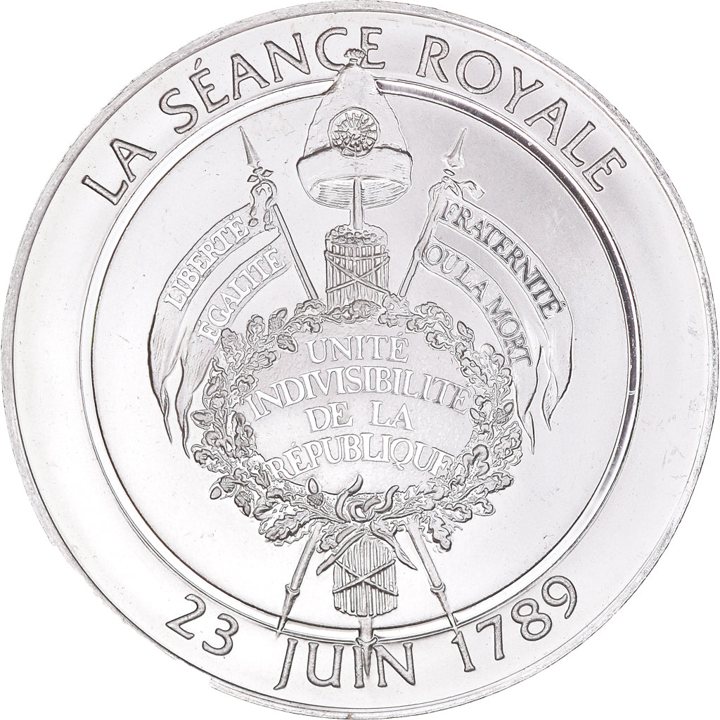 France, Medal, Révolution française, La Séance Royale, History, MS(64)