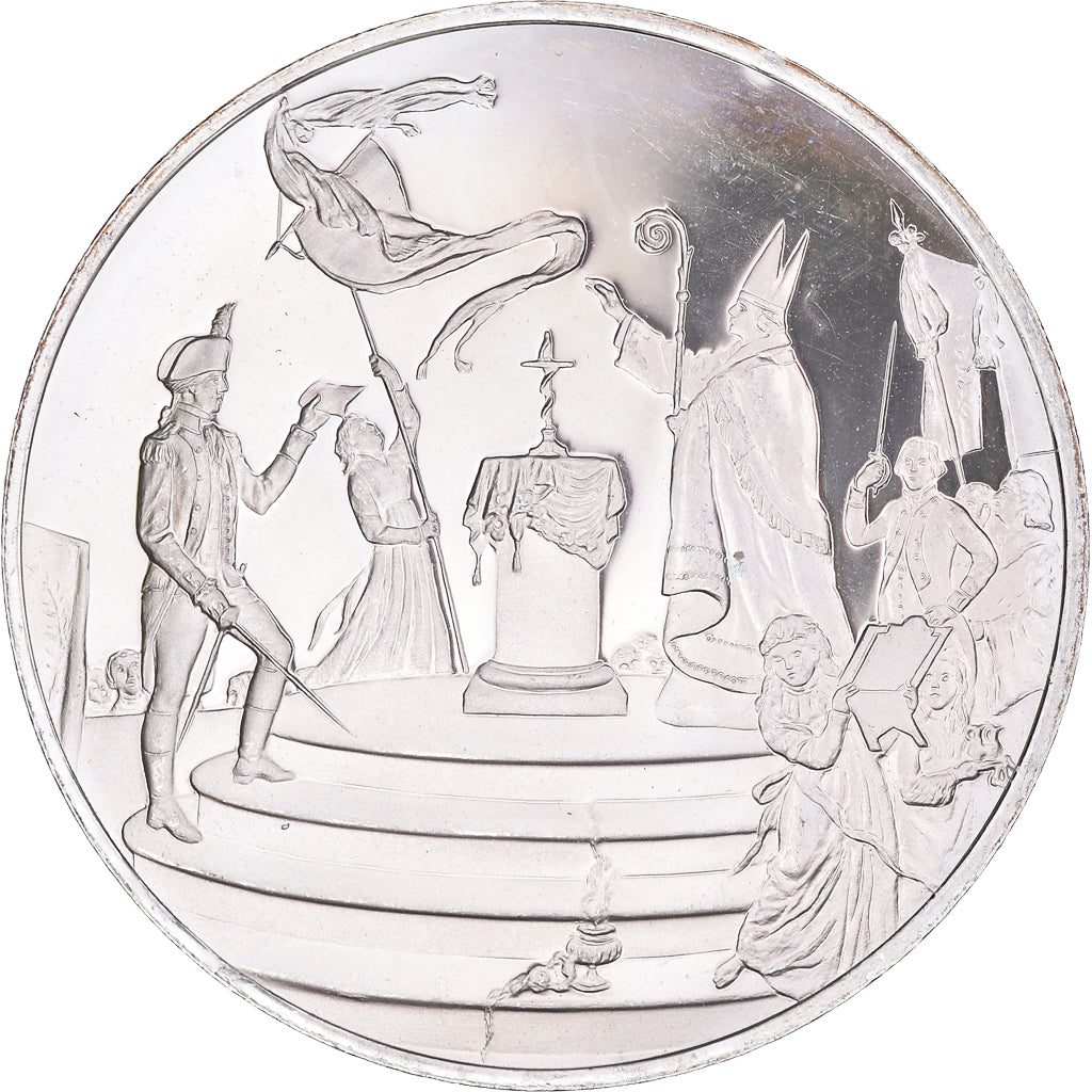 Frankreich, Medaille, Révolution Française, Fête de la Fédération, History