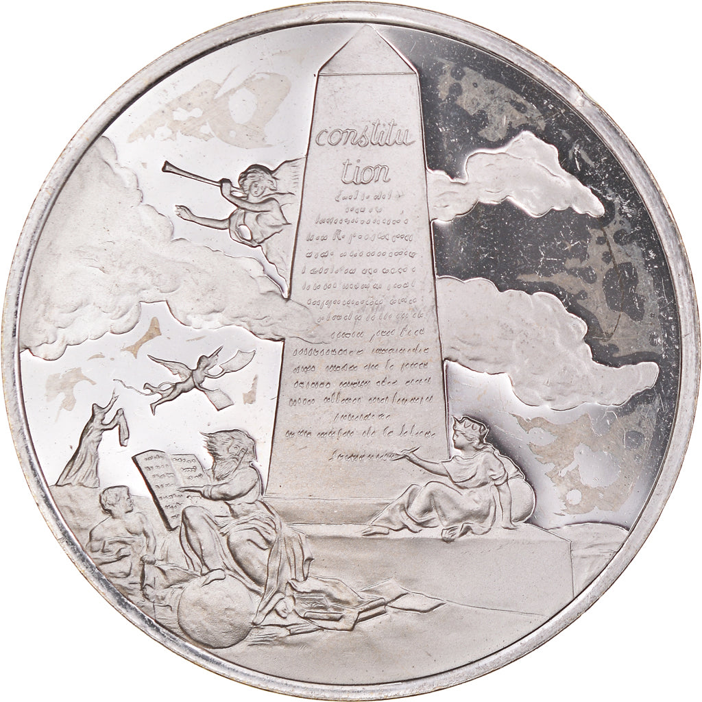 France, Médaille, Révolution française, Vote de la Constitution, History