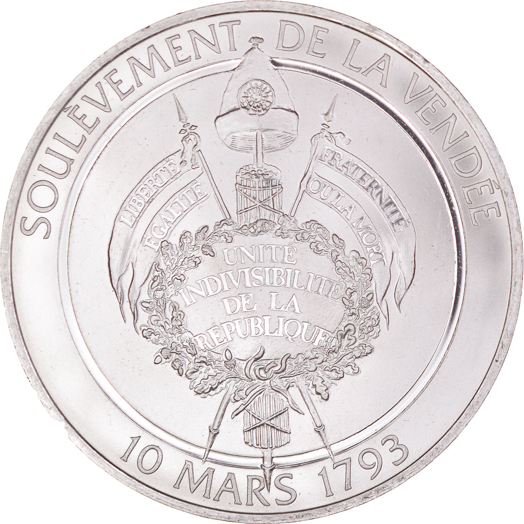 France, Medal, Révolution française, Soulèvement de la Vendée, History