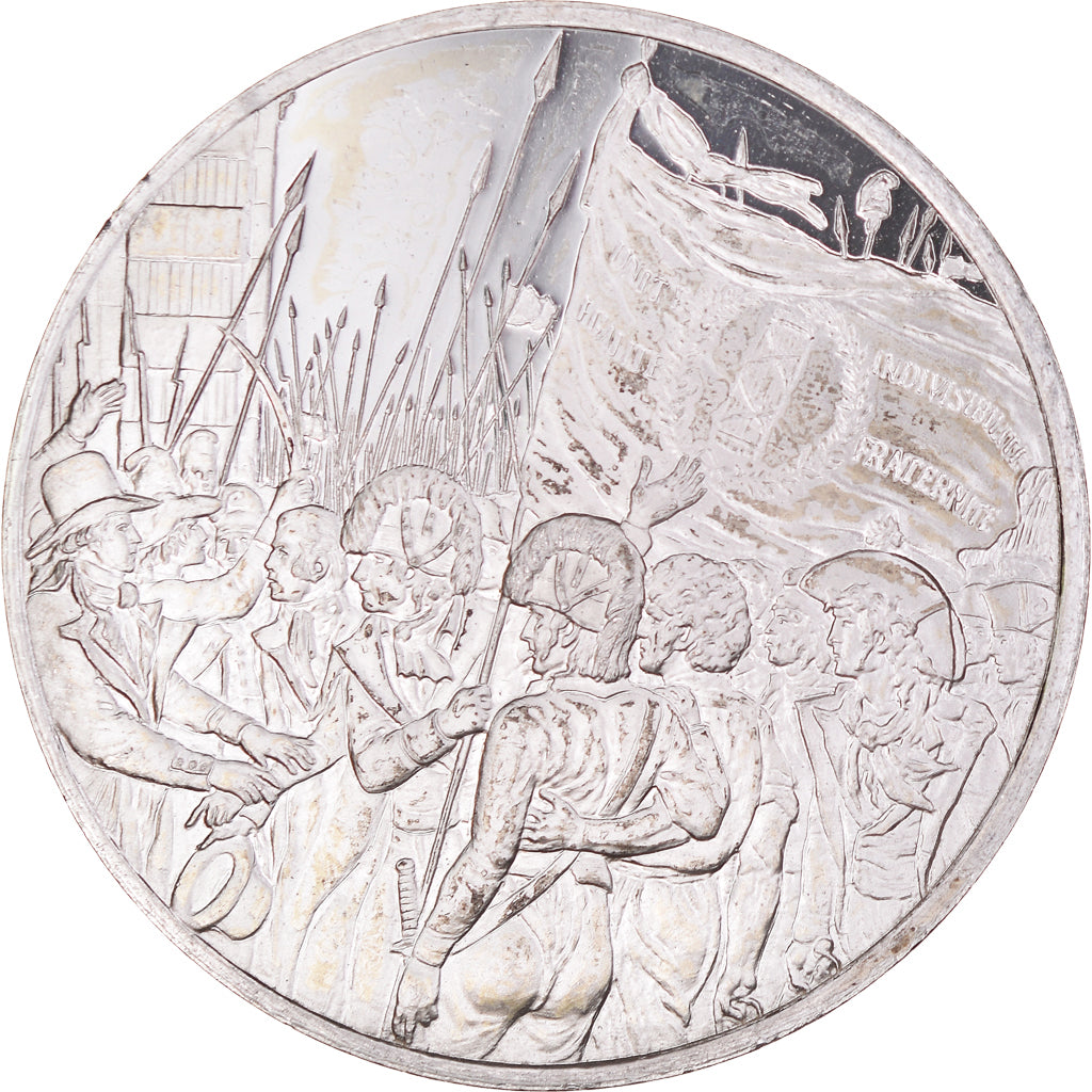 France, Medal, Révolution française, Les Sans-Culottes à la Convention