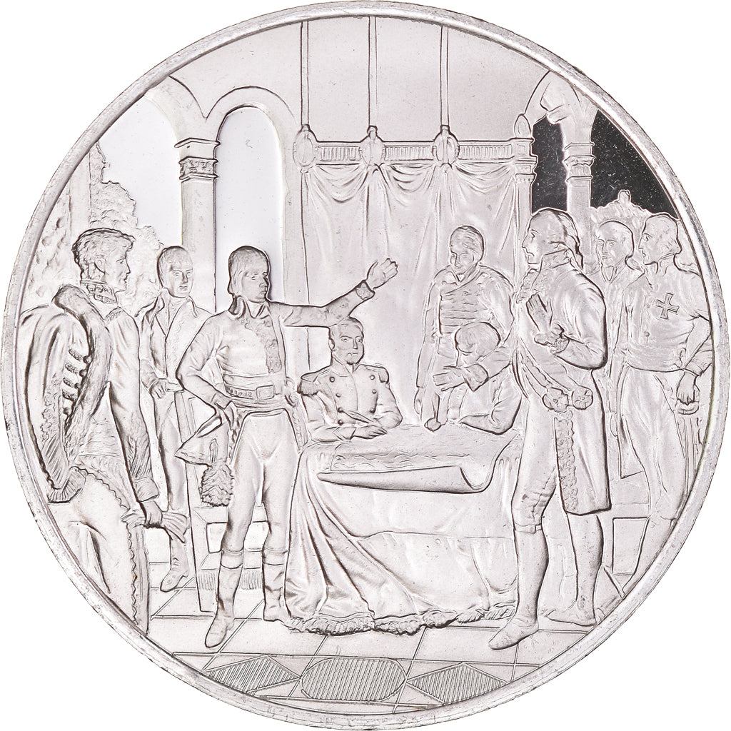 France, Medal, Révolution française, La Paix de Campo-Formio, History, MS(64)