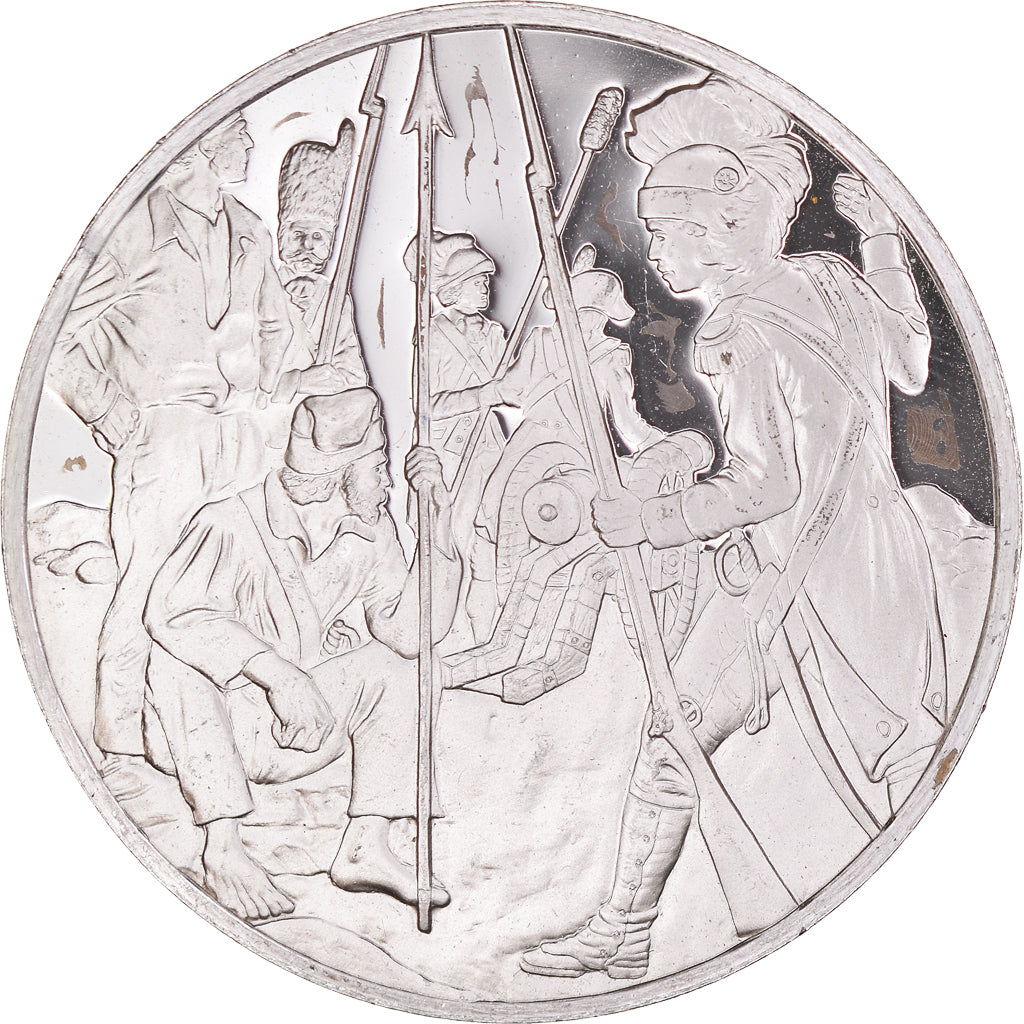 France, Medal, Révolution française, Aux Armes Citoyens, History, MS(64)