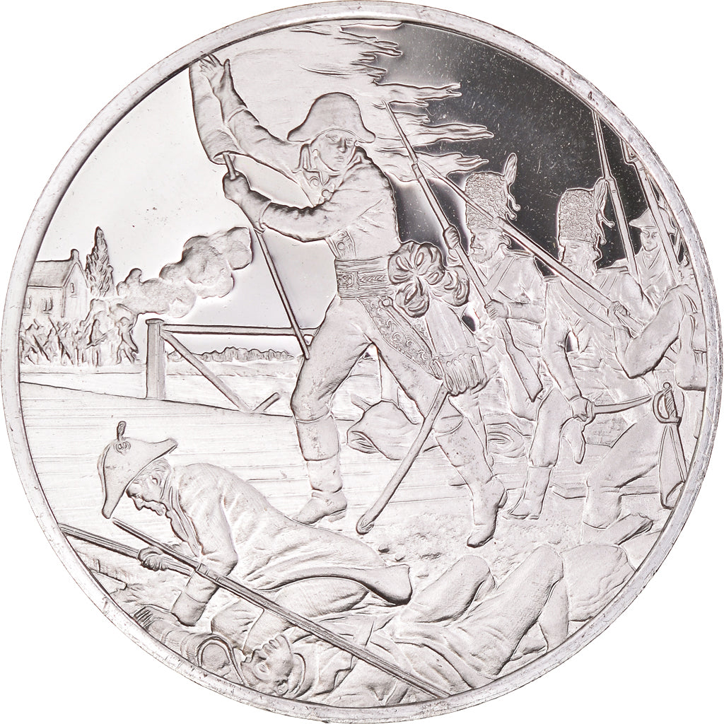 France, Medal, Napoléon Bonaparte, Bataille d'Arcole (1796), History, MS(64)