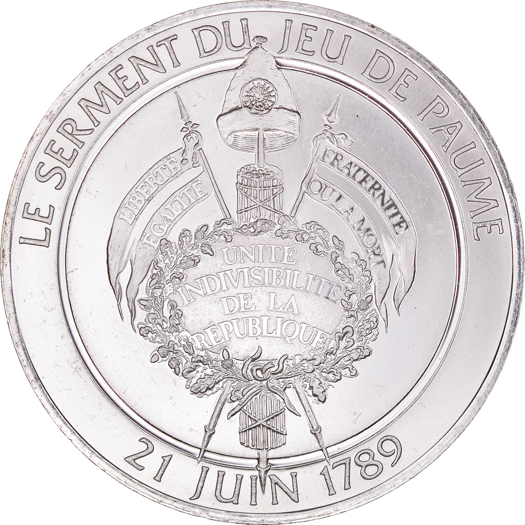 France, Medal, Révolution Française, Serment du Jeu de Paume, History, MS(64)