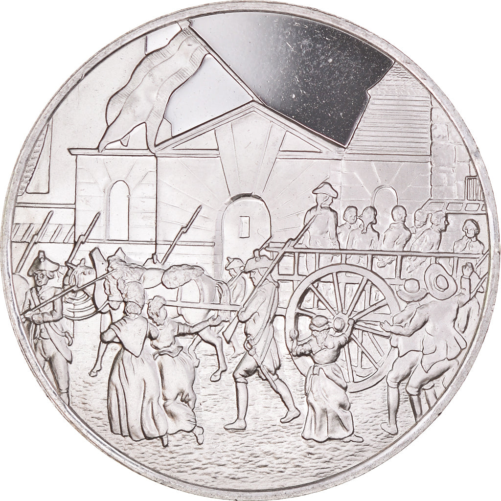 France, Médaille, Révolution française, Les Hébertistes à l'Echafaud