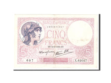 Billete, Francia, 5 Francs, 1939, 1939-09-14, BC+, Fayette:4.8, KM:83