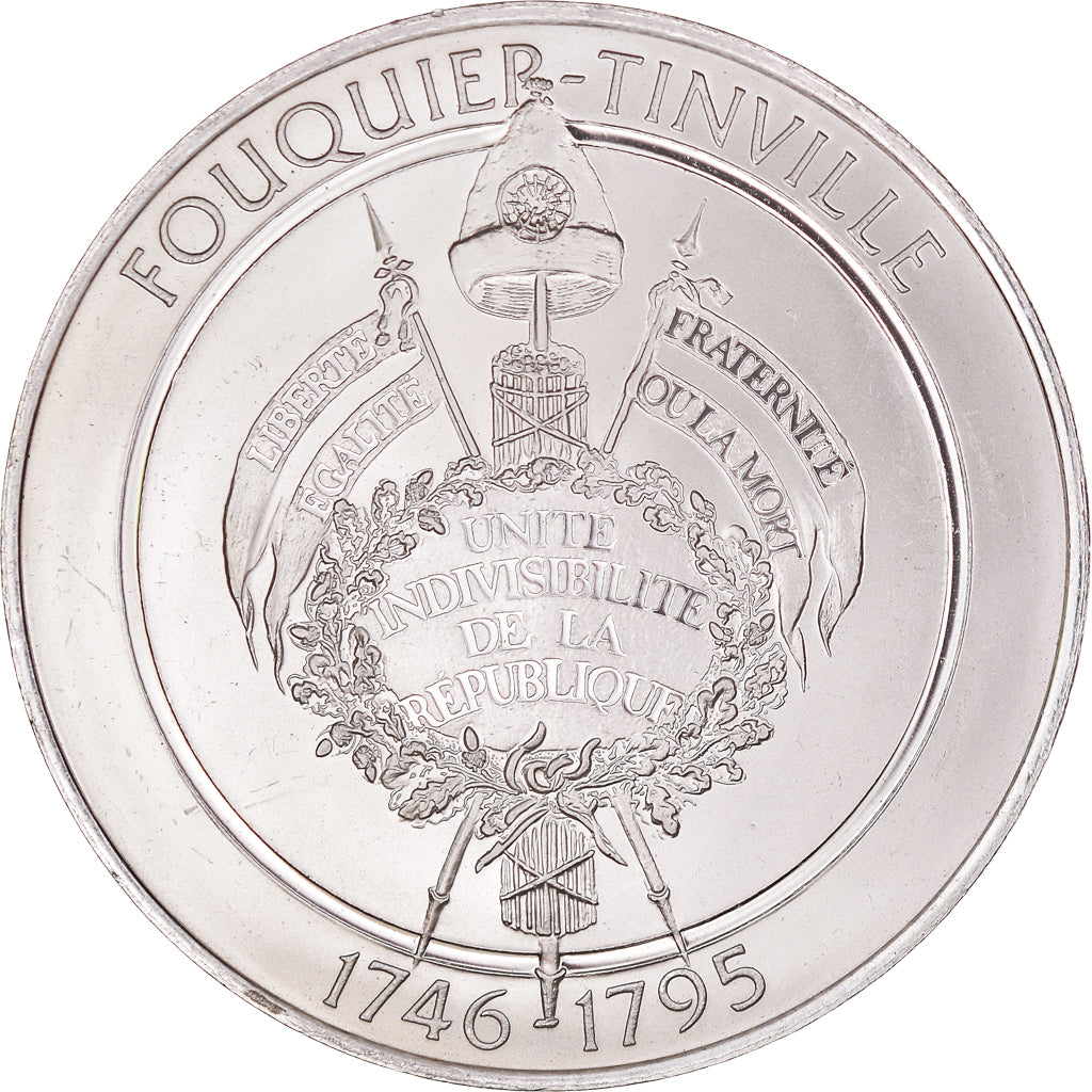 França, medalha, Révolution française, Fouquier-Tinville, História, MS(64)