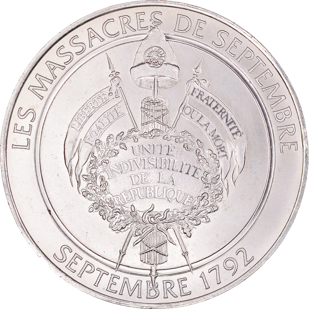 France, Medal, Révolution française, Les Massacres de Septembre, History