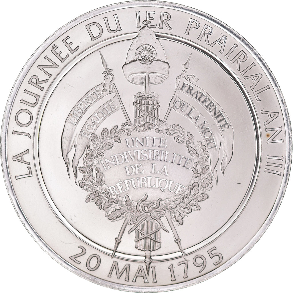 França, medalha, Révolution française, Journée du Ier Prairial An III