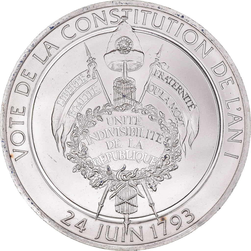 France, Medal, Révolution française, Vote de la Constitution de l'An I