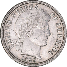 Moneta, Stati Uniti, Barber Dime, Dime, 1899, U.S. Mint, New Orleans, BB+