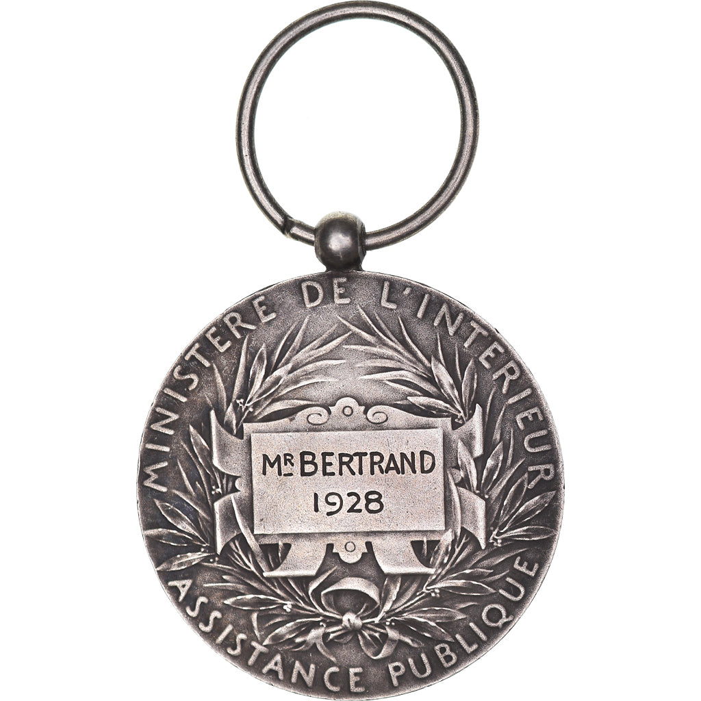 France, Ministère de l'Intérieur, Assistance Publique, Medal, 1928, Excellent