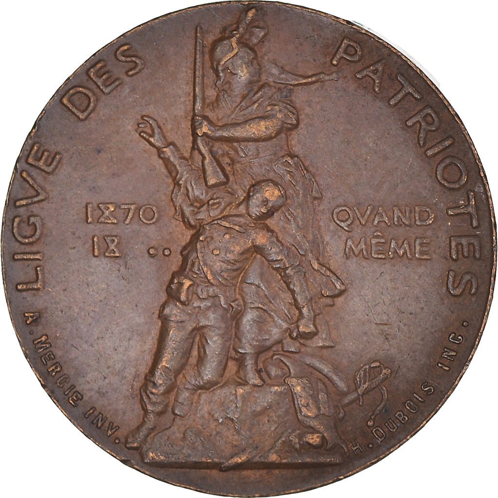 France, Médaille, Ligue des Patriotes, Politics, Society, War, 1882, Dubois.H