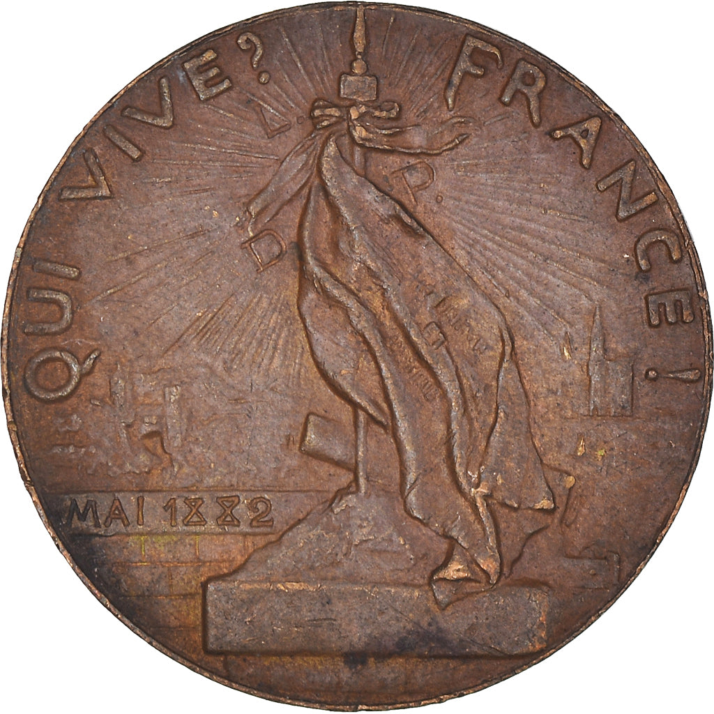 France, Médaille, Ligue des Patriotes, Politics, Society, War, 1882, Dubois.H