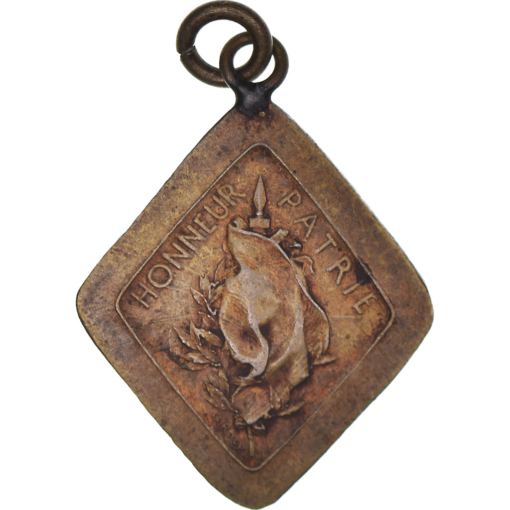Francia, medaglia, Honneur et Patrie, Politics, Society, War, O.Roty, BB+, Rame