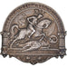 France, Broche, Sanctus Georgius, Religions & beliefs, MS(63), Silver