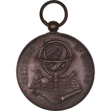 France, Médaille, Certificat d'Études, Instruction, TTB+, Cuivre
